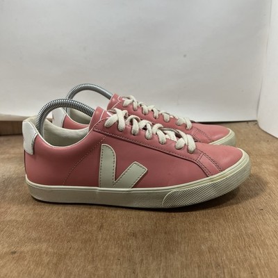 Veja Esplar Women's Size 8 Shoes Pink Leather Sneakers