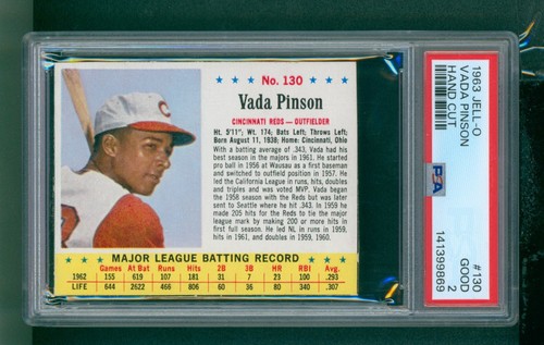1963 Vada Pinson #130