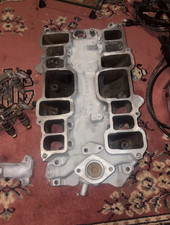 98-01 Gm 7.4l 454 L21 Vortec Lower Intake Manifold Chevy Big Block Oem - Read