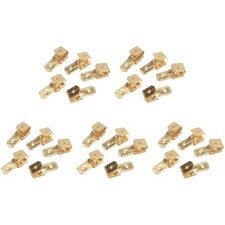 25 Pcs Piggyback Spade Connectors, 3 Way Adapter Dual Male to Single Female3075