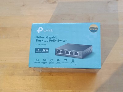 5-Port Gigabit Desktop PoE+ Switch 40W
