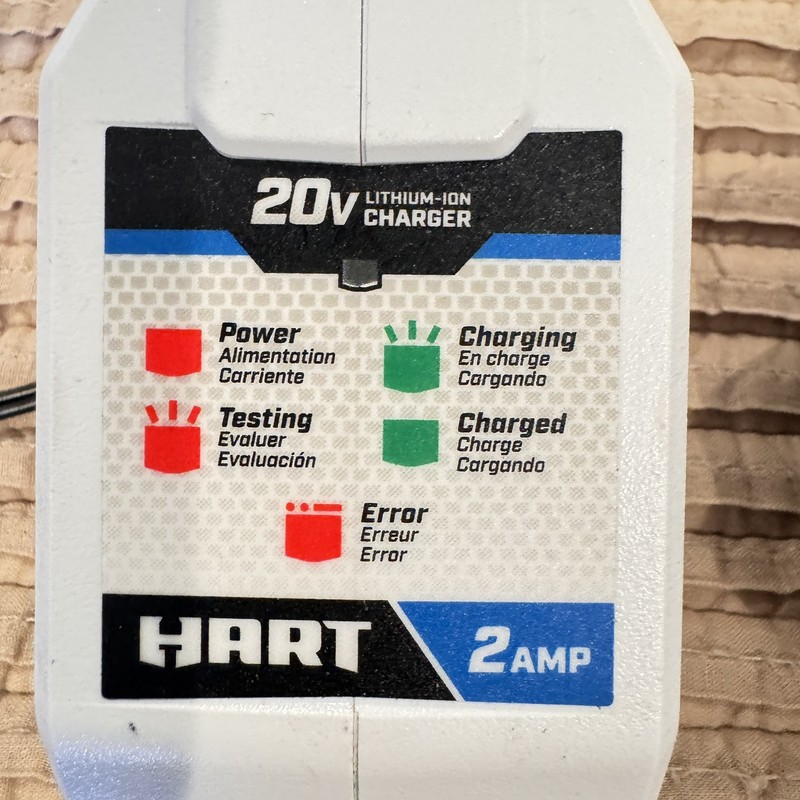 HART CGH001 20-Volt Lithium-Ion 2 amp Battery Charger New !!!