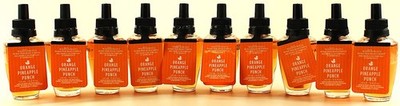 10 - Bath & Body Works ORANGE PINEAPPLE PUNCH Wallflowers Fragrance Oil Refills