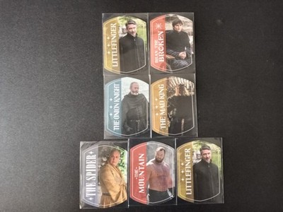Lot Of 7 2024 Rittenhouse Game Of Thrones Legends Of The Realm Nicknames Insert