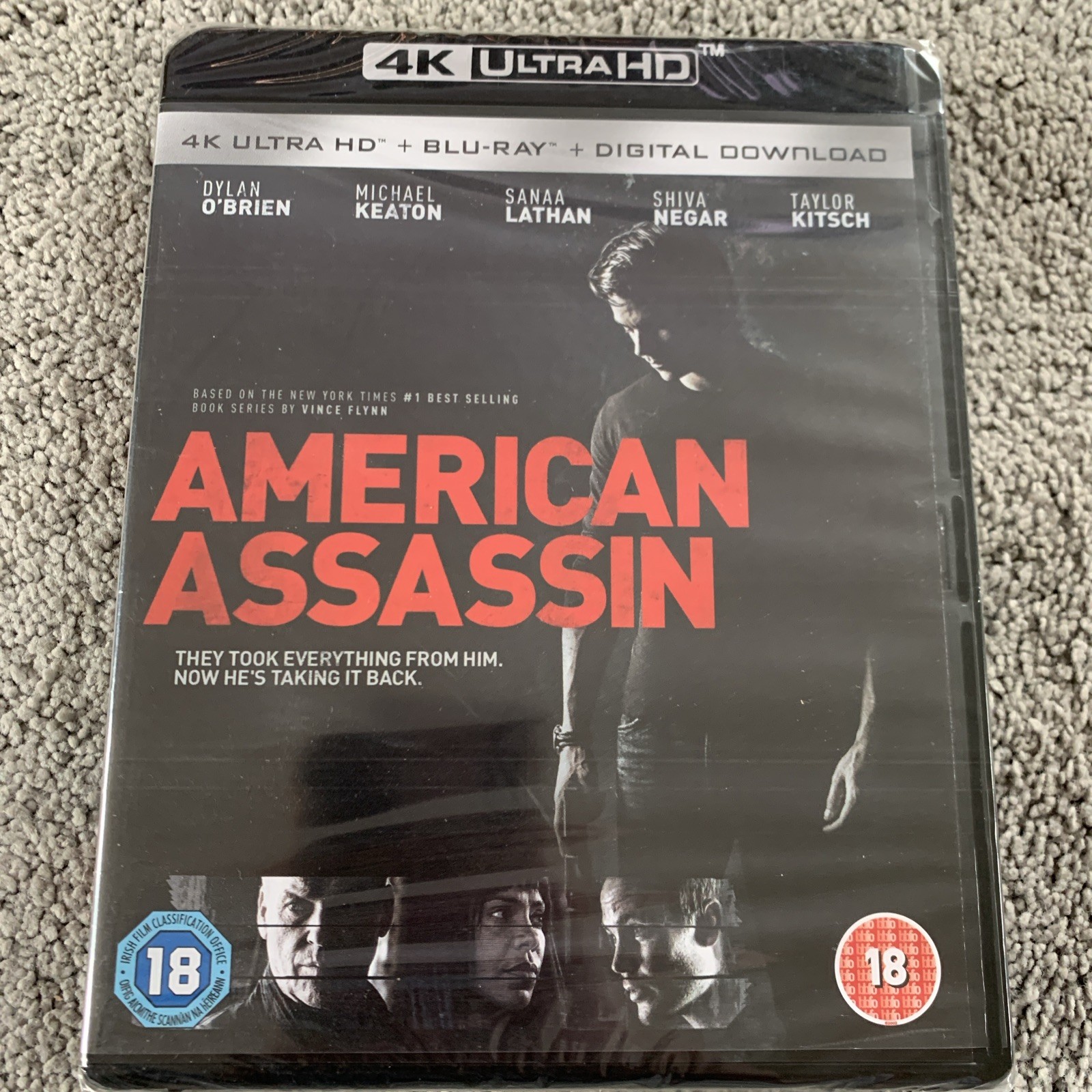 American Assassin -  4K UHD +Blu-Ray - NEW AND SEALED.