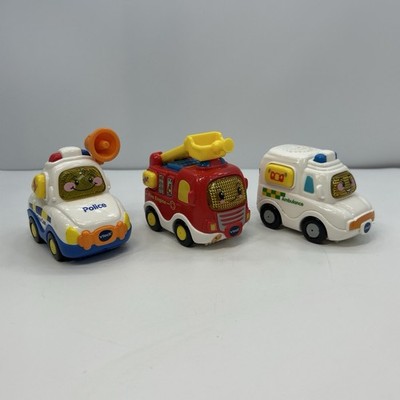 VTech Toot-Toot Fahrer Autos Einsatzfahrzeuge (Feuerwehr, Krankenwagen, Polizei)