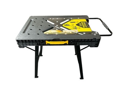 Stanley klappbare Werkbank bis 455kg belastbar, mit Metallbeinen 101x 60x 78 CM