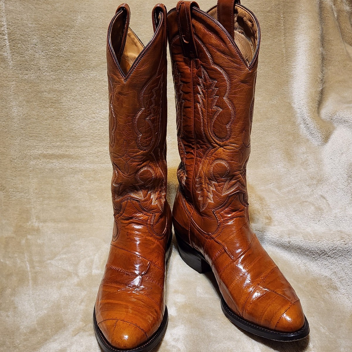 ◆MONTANA◆ヴィンテージウエスタンブーツ Made in Mexico Vintage Montana Boots Made In Mexico. Eel Skin 9.5D 0032 | eBay