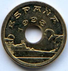 SPAIN JUAN CARLOS I 25 PESETAS 1993 KM-920 PAIS VASCO (MINT ROLL)
