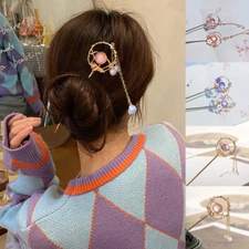 Metal Hair Sticks Chinese Style Hair Pin Clip Hairpins Chopstick Bridal Wedding