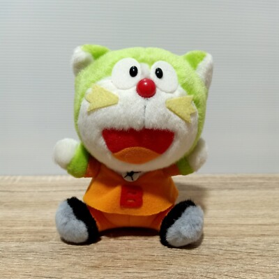 Doraemon Dora-rinho Vintage Bandai 1996 Plush Doll Toy Japan 7'' Green