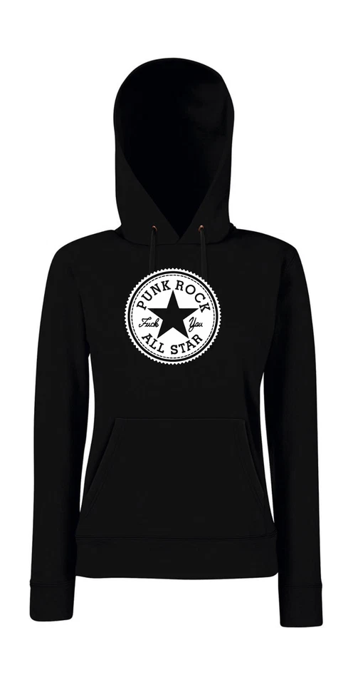 Punk Rock All Star Girlie Kapuzenpullover  - Bild 1 von 1