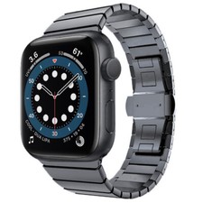 Stainless Steel Band for Apple Watch Ultra 49mm- Black