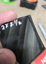 Rainbow Obsidian slab gem quality 2 X 2 1/2 Beautiful Blue Color Knapping