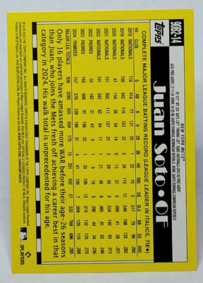 2025 Topps Series 2 Juan Soto #90B2-14 1990 Topps Insert Mets | eBay