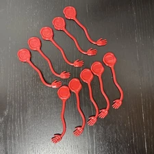 Maker's Mark Bourbon Red Wax Stir Sticks Lot of 10 Barware Swizzle