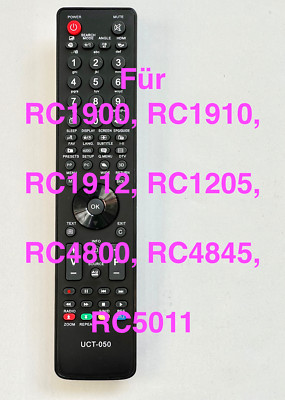  Ersatz für Original Fernbedienung Telefunken Sharp SEG, FINNLUX,Luxor, Hyundai