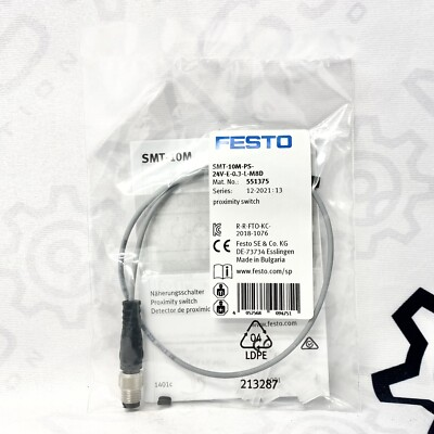 #ad FESTO SMT 10M PS 24V E 0.3 L M8D Proximity Sensor 551375 Switch Ships From USA $18.99