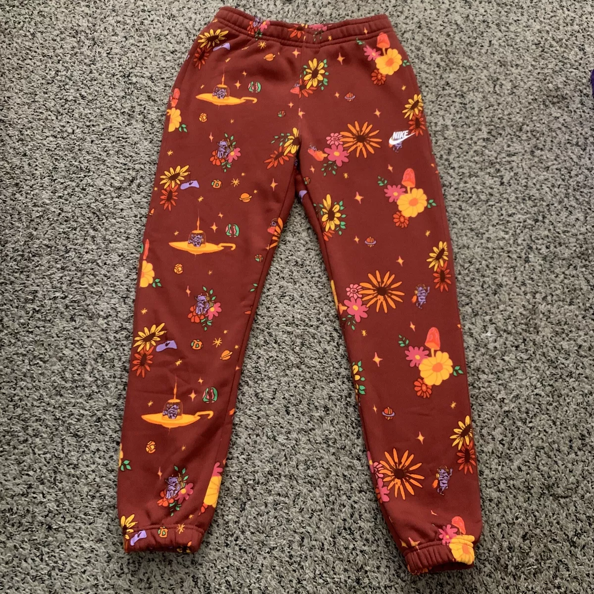 Nike floral sweatpants sale