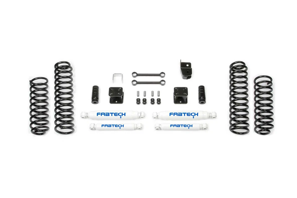 Fabtech FTS24097 3" Sport System w/ Performance Shocks for 07-18 Jeep JK 4WD Foto 2 de 2