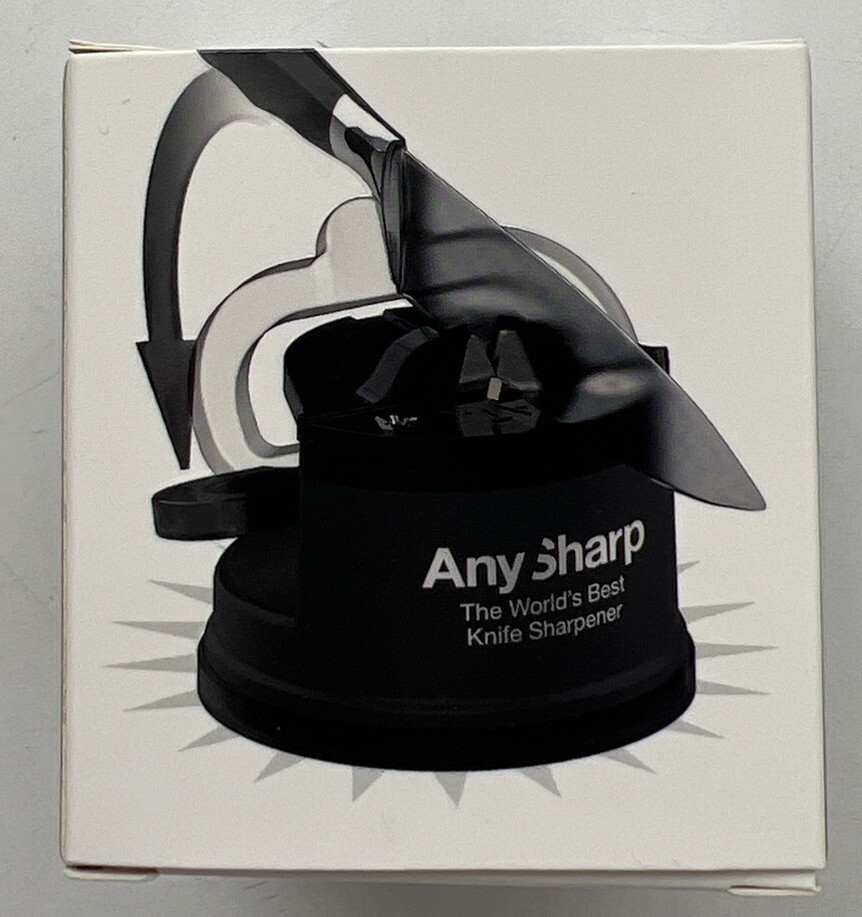 ANYSHARP WORLD'S BEST KNIFE SHARPENER POWER GRIP SUCTION BLACK (U3CL
