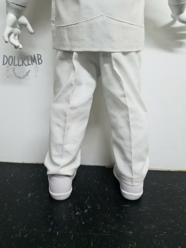 Guayabera de Niño Lino. Mexican Guayaberas Boys White shirt and pant. Bautizo - Picture 27 of 43