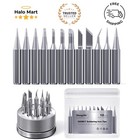 High-Quality 900M Soldering Tips Set with Holder for Precision Electronics Work