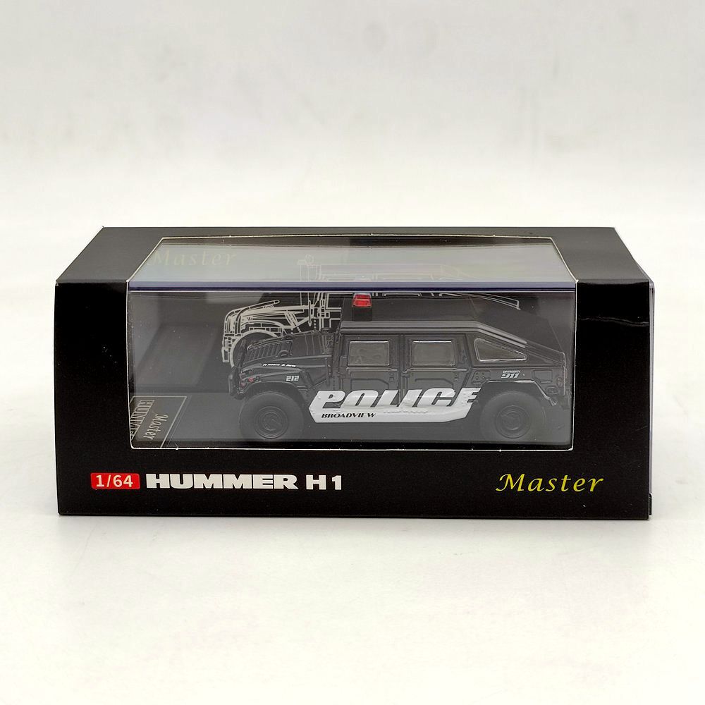 1/64 Master H1 Military Muddy Miniature Diecast Toys Car Models Gifts Collection