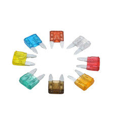 24 Pc Mini Car Fuse Auto Mini Blade Fuse Set 3 5 7.5 10 15 20 25 30 Amp Fuses