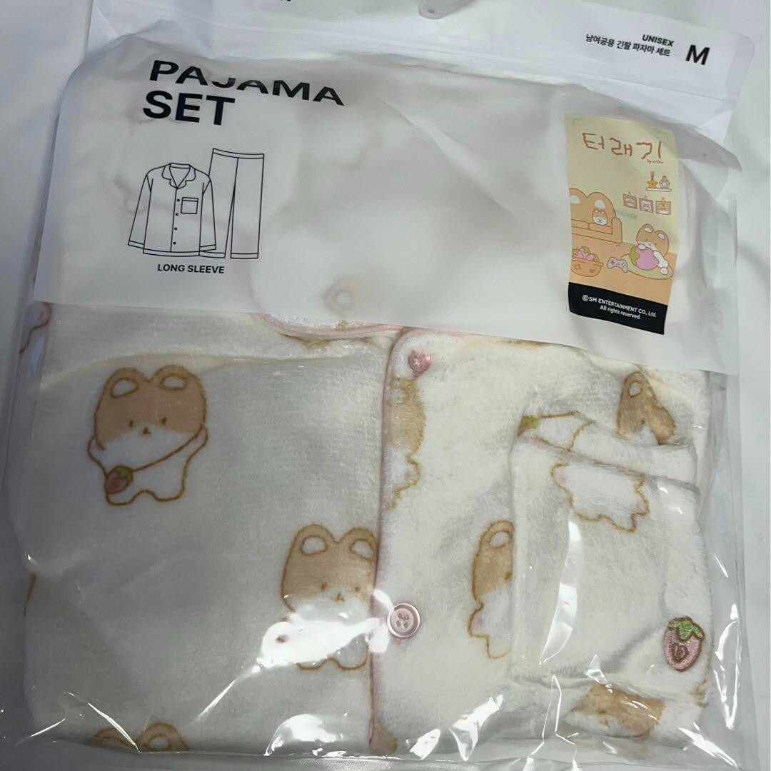 BAEKHYUN TEOLAEGI SPAO PAJAMA SET OFFICIAL Goods Apparel K