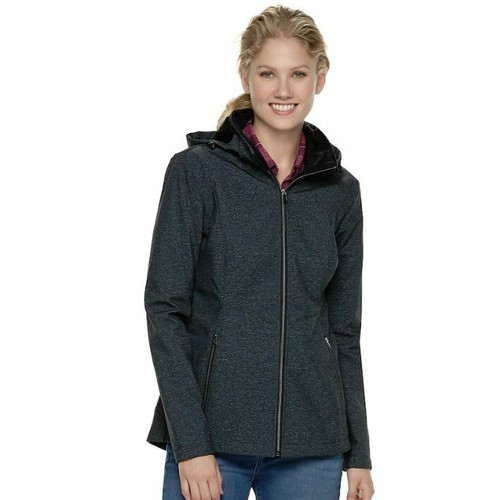 ZeroXposur Coat Women's Black Size S Midweight Softshell All-weather New