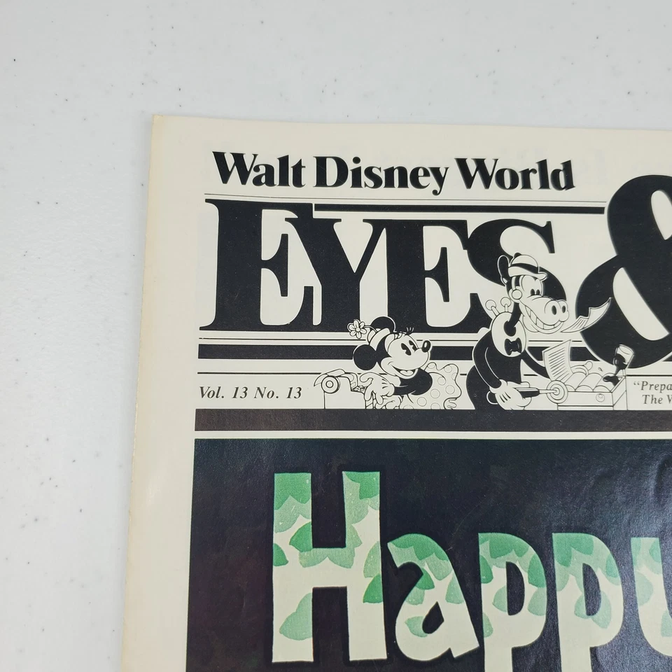 Disney Eyes & Ears Exclusivo Miembro del Elenco Marzo 1983 Feliz Pascua Bambi Thumper Foto 3 de 4