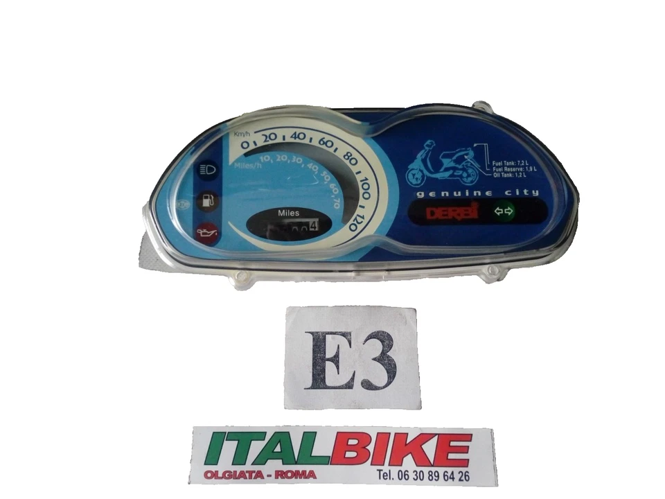 CONTACHILOMETRI STRUMENTAZIONE DERBI ATLANTIS 50 / CITY/ BULLET - Immagine 3 di 4