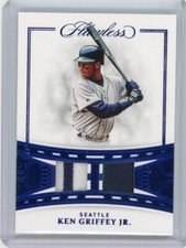 2022 Panini Flawless Patch Relic #LM-KG Ken Griffey Jr. No 4 of 5