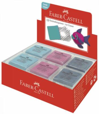 FABER-CASTELL Knetgummi-Radierer ART ERASER, sortiert