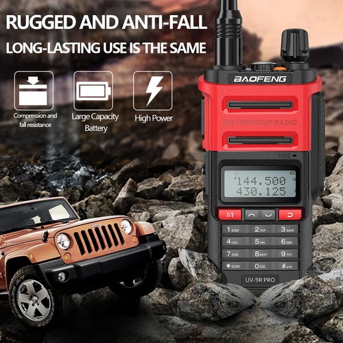 Baofeng UV-9R Pro Dual Band Walkie Talkie - Zdjęcie 6 z 46