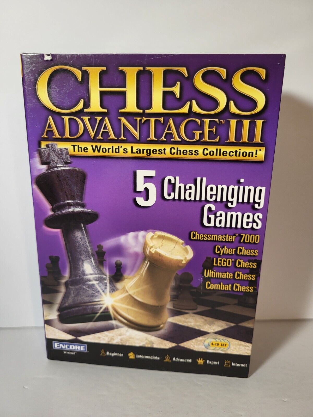 Cyber Chess Vintage PC Game With Manual