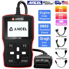 Motorcycle Scanner OBD2 Code Reader Scan Tool...