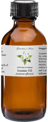 Jasmine Essential Oil - 2 oz - 100% Pure and Natural - Free Shipping