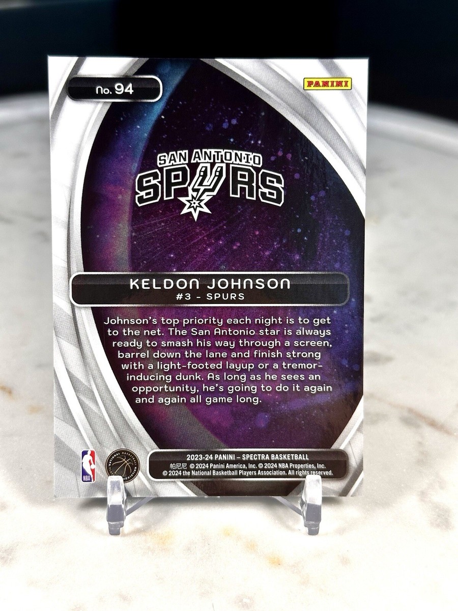 Keldon Johnson 2023-24 Panini Spectra Titan SSP #94 Spurs | eBay