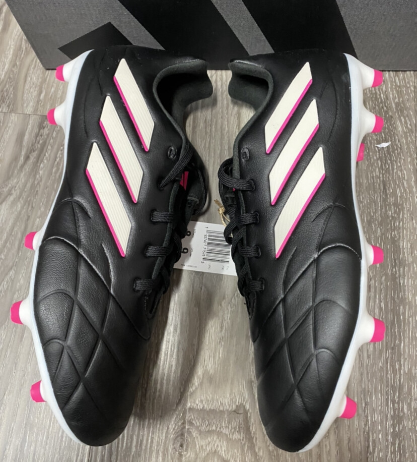ADIDAS COPA PURE.3 FG L SOCCER CLEATS HQ8942 BLACK WHITE ADIDAS COPA PURE.3 FG L SOCCER CLEATS HQ8942 BLACK WHITE