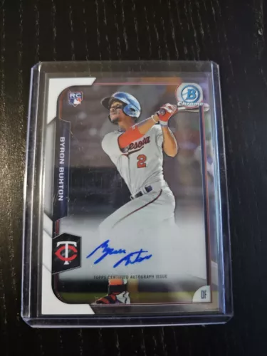2015 Bowman Chrome Rookie Auto Byron Buxton #BCAR-BB
