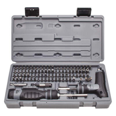 PROTO J61390 Multi-Bit Screwdriver, NumBits 91 425Y25