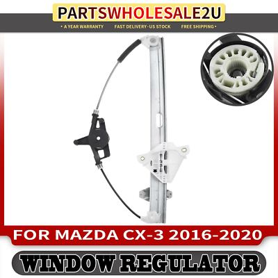 Front Left Driver Power Window Regulator for Mazda CX-3 2016 2017 2018-2020 2.0L