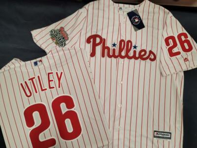 20114 Majestic Phillies CHASE UTLEY 2008 World Series 20114 Majestic Phillies CHASE UTLEY 2008 World Series
