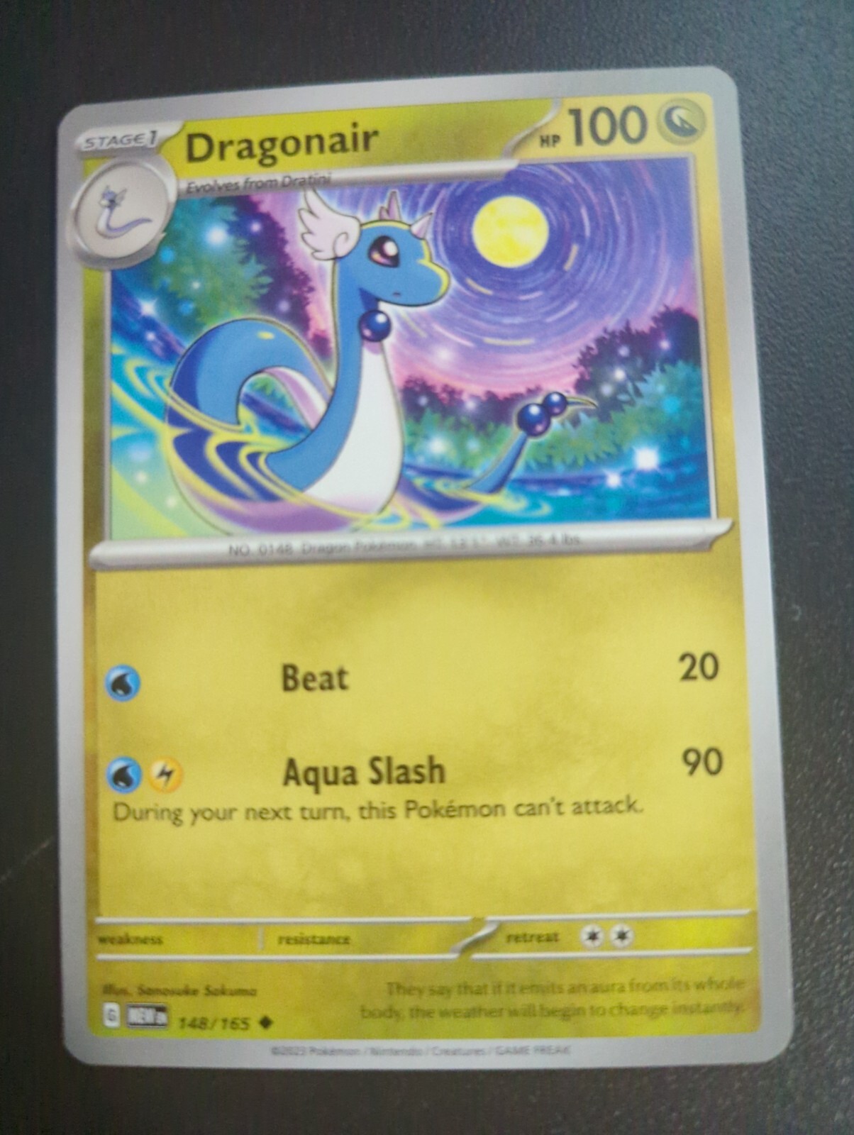 Dragonair Non-Holographic Uncommon 148/165 Pokémon TCG Scarlet & Violet 151 NM/M