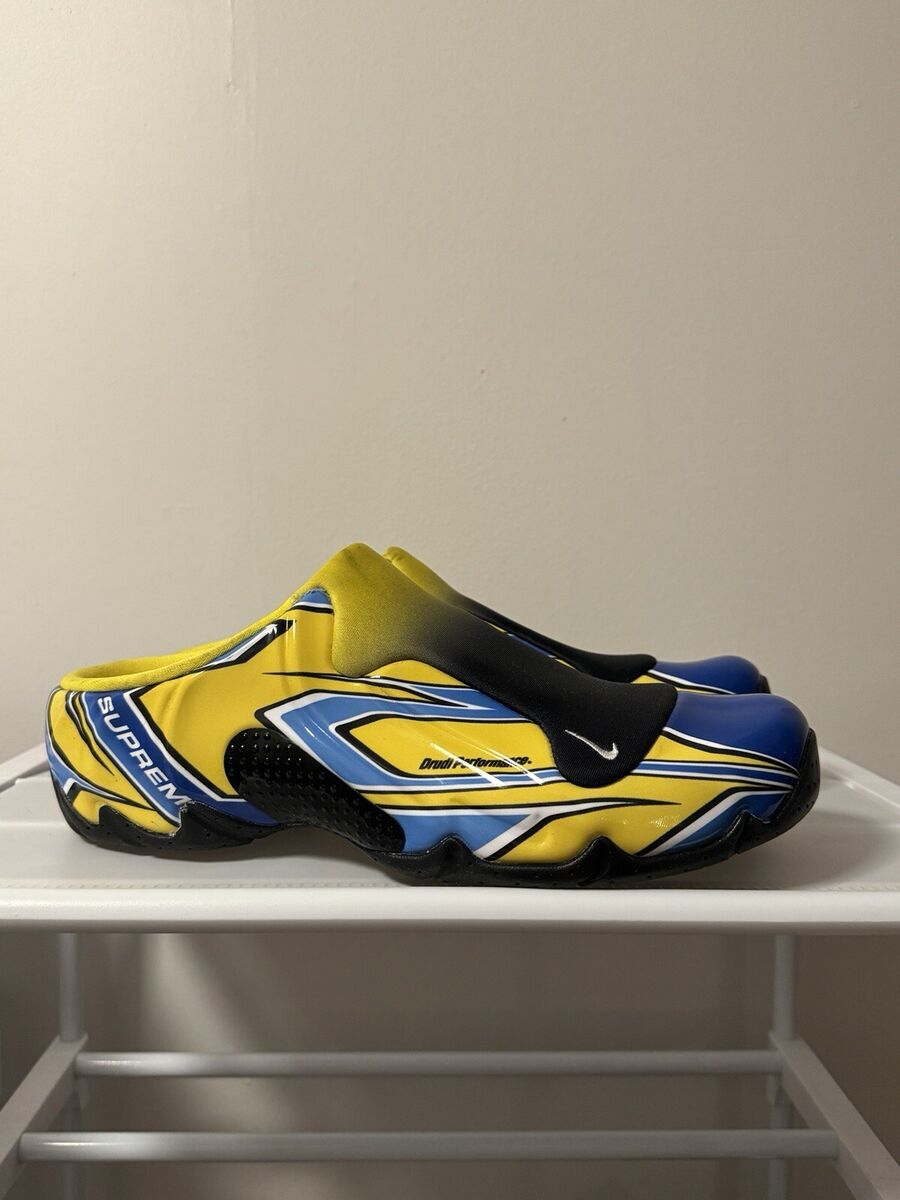 靴 Supreme /Nike Clogposite \"Blue-Multi\" Supreme x Nike Clogposite