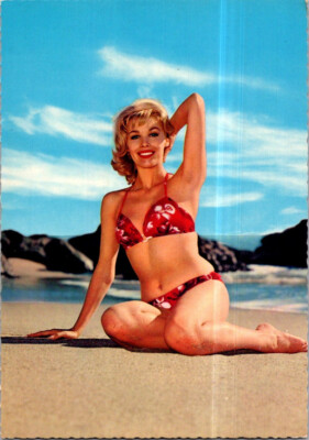 (645) 16-3-25 - Pine Up (1960's) Sexy women on the beach  (A) Femme sur la plage