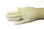 14k white gold .91ct SI3 H diamond mens wedding band ring 5.7g gents 11.5 — photo 8