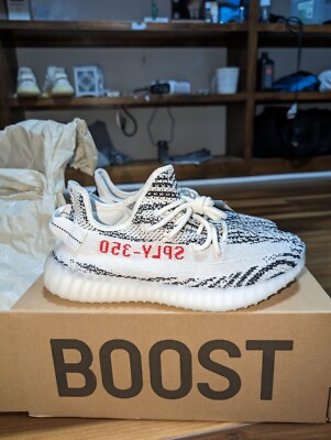 CP9654 adidas Yeezy Boost 350 V2 Zebra White Black Red (Men's) | eBay
